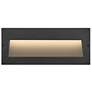 Hinkley Taper 8 1/2"W Matte Black LED Landscape Step Light
