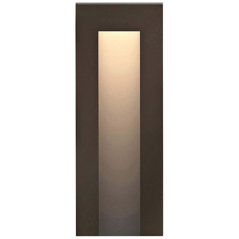 Image 1 Hinkley Taper 8" High Bronze LED Wall Sconce