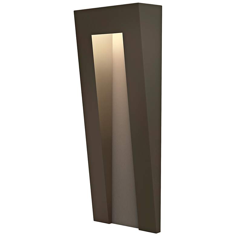 Image 3 Hinkley Taper 8" High Bronze LED Wall Sconce more views