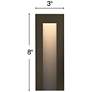 3_Hinkley Taper 8" High Bronze LED Wall Sconce more views