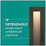 4_Hinkley Taper 8" High Bronze LED Wall Sconce more views
