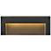 Hinkley Taper 8" Wide Satin Black LED Deck Light