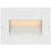 Hinkley Taper Step 4 1/2" Wide Satin White LED Step Light