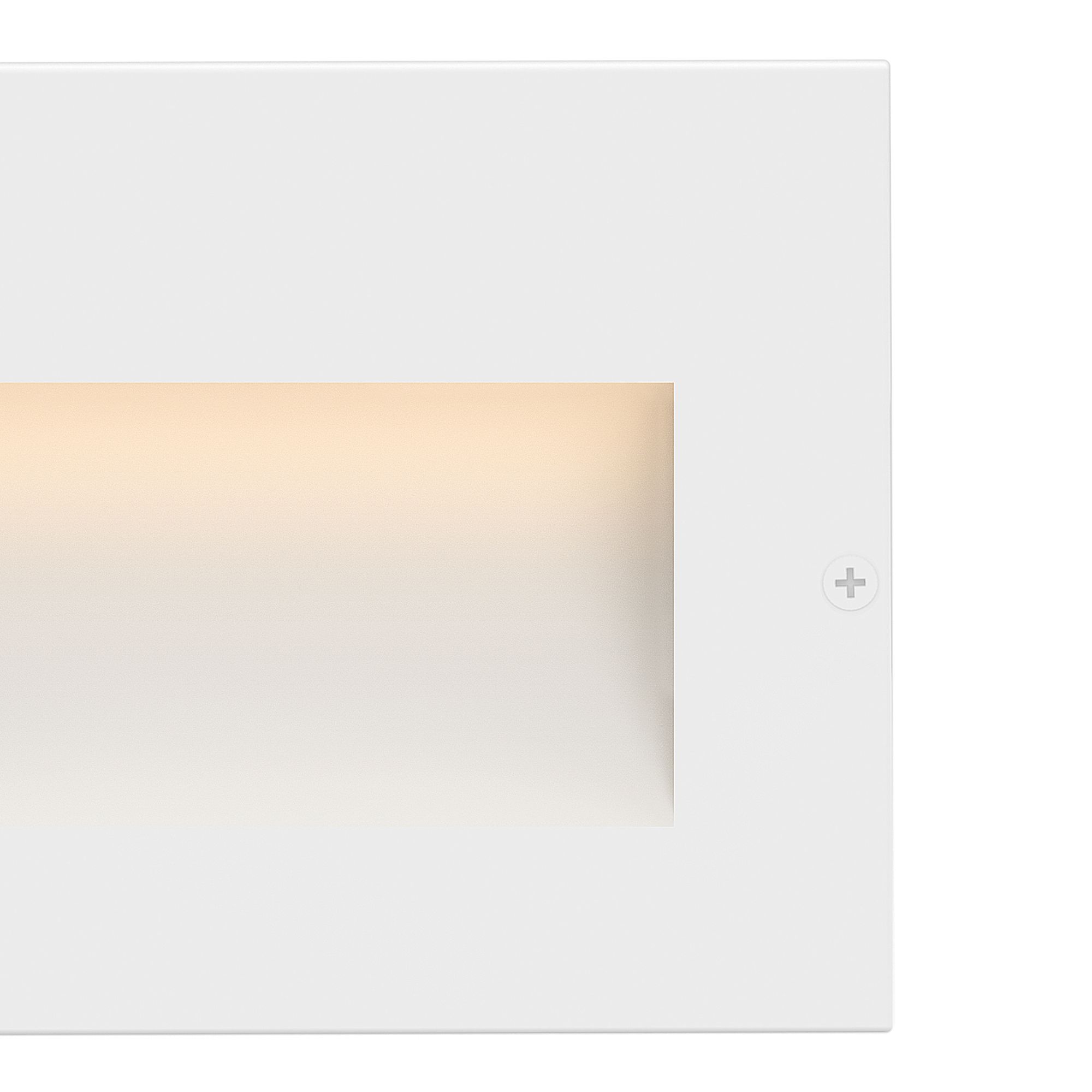 Image 5 Hinkley Taper Step 4 1/2" Wide Satin White LED Step Light more views