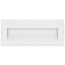 5_Hinkley Tapered 8" Satin White Horizontal 12V LED Landscape Step Light more views