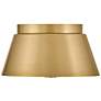 3_Hinkley Tess 10 1/2" Wide Lacquered Brass Ceiling Light more views