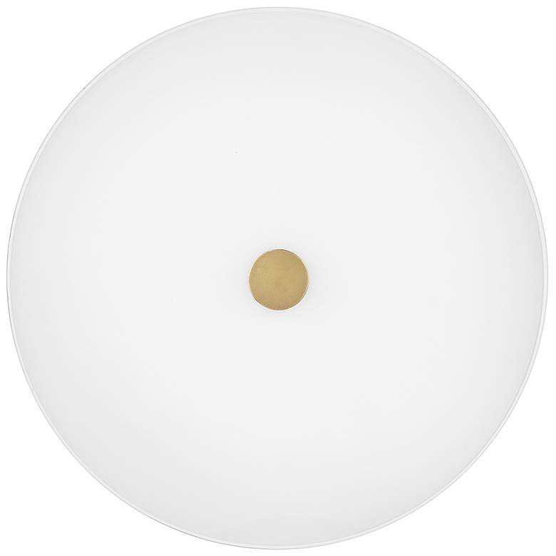 Image 4 Hinkley Tess 10 1/2" Wide Lacquered Brass Ceiling Light more views