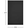 3_Hinkley Tetra 8"H Black Rectangular LED Outdoor Wall Light more views