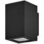 5_Hinkley Tetra 8"H Black Rectangular LED Outdoor Wall Light more views
