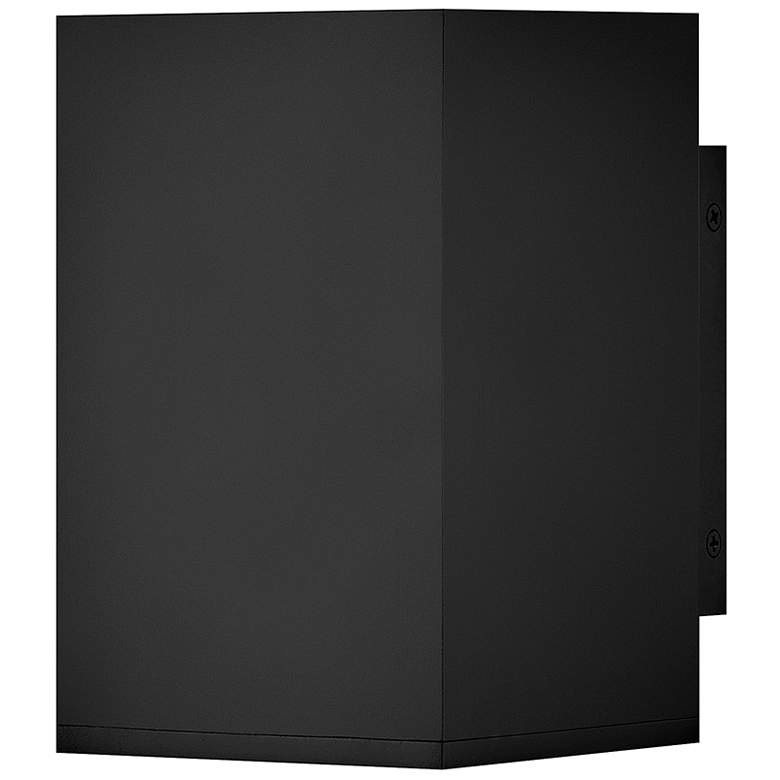 Image 7 Hinkley Tetra 8"H Black Rectangular LED Outdoor Wall Light more views