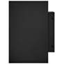 Hinkley Tetra 8"H Black Rectangular LED Outdoor Wall Light