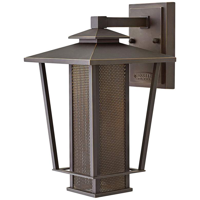 Image 1 Hinkley Theo 14 inchH Oil Rubbed Bronze LED Outdoor Wall Light