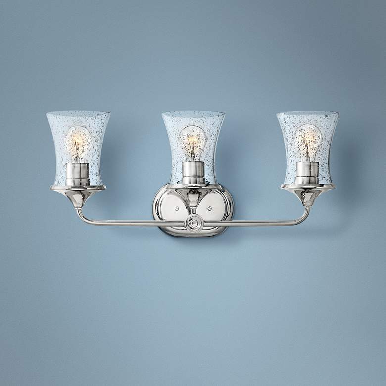 Image 1 Hinkley Thistledown 24" Wide Polished Nickel Bath Light