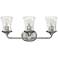 Hinkley Thistledown 24"W Brushed Nickel 3-Light Bath Light