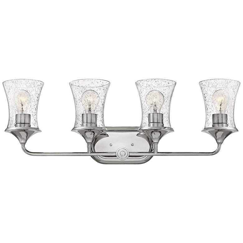 Image 1 Hinkley Thistledown 30"W Polished Nickel 4-Light Bath Light