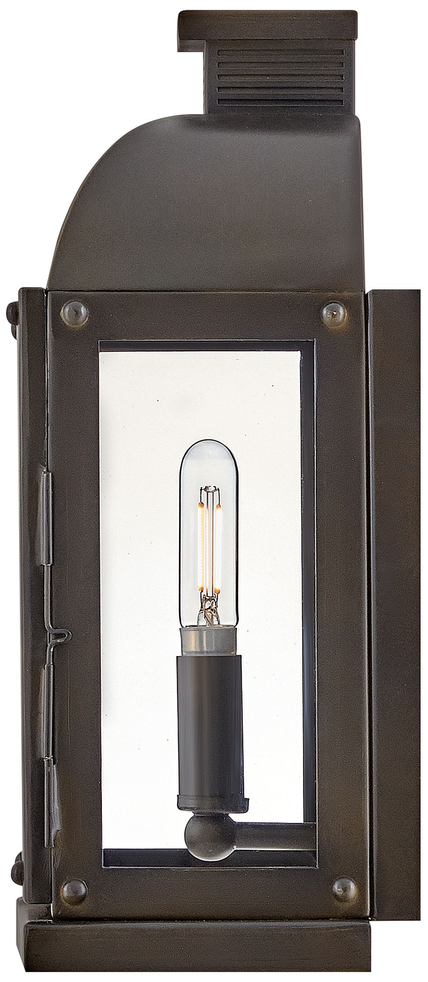 Image 7 Hinkley Tiverton 12"H Dark Oxidized Brass Outdoor Wall Light more views