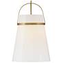 2_Hinkley Tori 14" Wide Lacquered Brass Bell Pendant Light more views