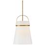 4_Hinkley Tori 14" Wide Lacquered Brass Bell Pendant Light more views