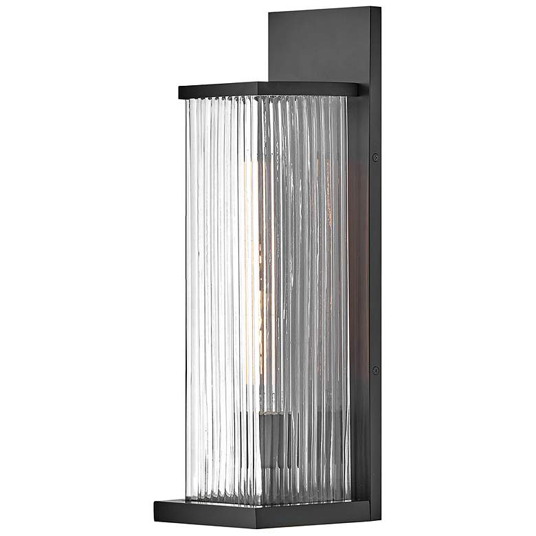 Image 2 Hinkley Torrent 19" High Black Outdoor Wall Light more views