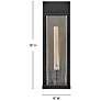 3_Hinkley Torrent 19" High Black Outdoor Wall Light more views