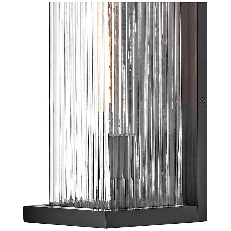 Image 4 Hinkley Torrent 19" High Black Outdoor Wall Light more views