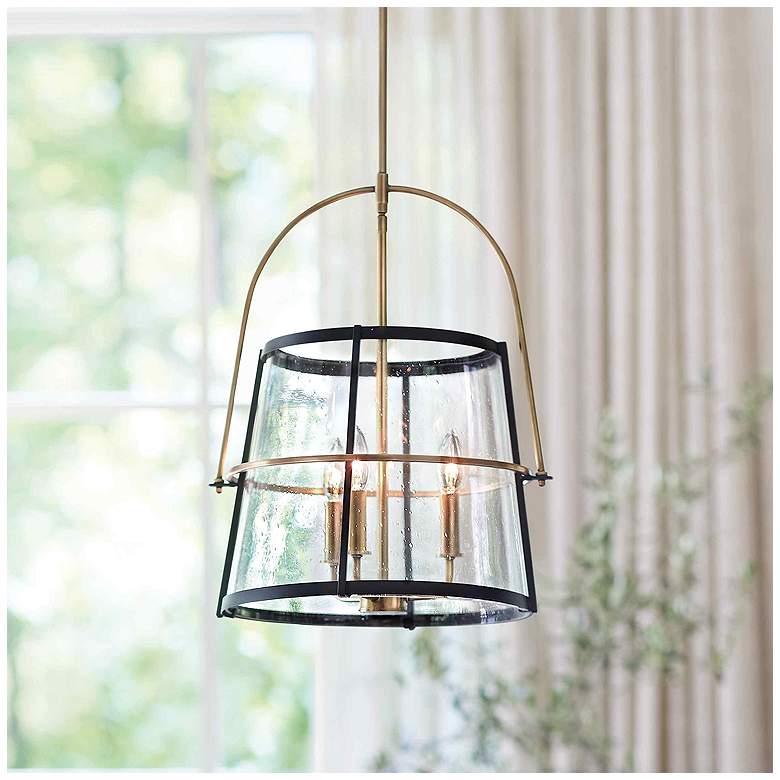 Image 1 Hinkley Tournon 15" Wide Brass Modern Luxe Pendant Light