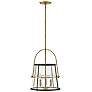 5_Hinkley Tournon 15" Wide Brass Modern Luxe Pendant Light more views
