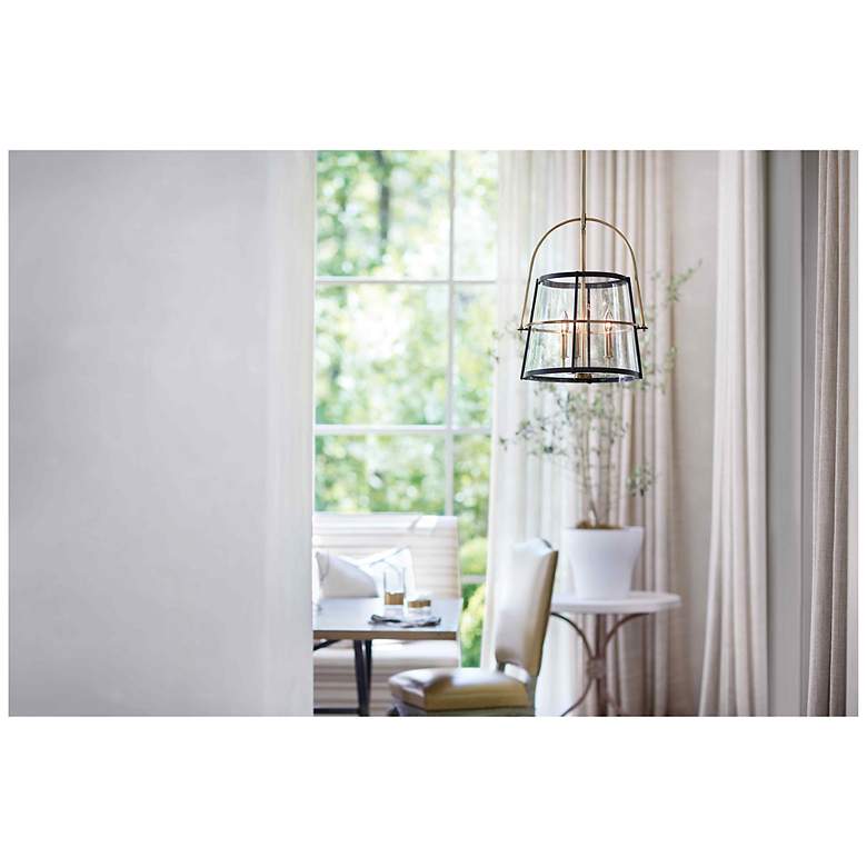 Image 7 Hinkley Tournon 15" Wide Brass Modern Luxe Pendant Light more views