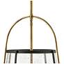 Hinkley Tournon 15" Wide Brass Modern Luxe Pendant Light
