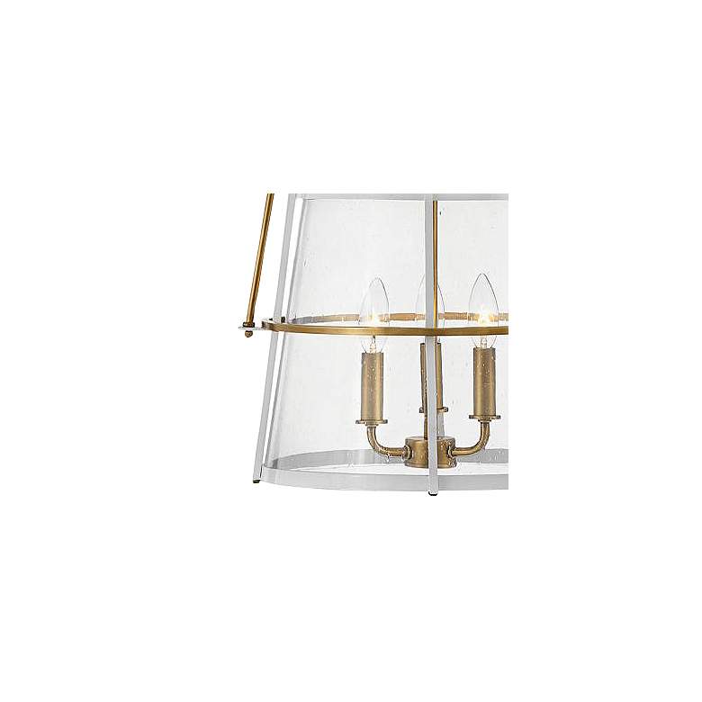 Image 4 Hinkley Tournon 15" Wide Heritage Brass 3-Light Pendant more views