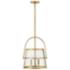 Hinkley Tournon 15" Wide Heritage Brass 4-Light Pendant