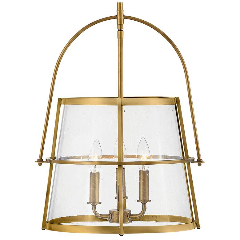 Image 4 Hinkley Tournon 15" Wide Heritage Brass 4-Light Pendant more views