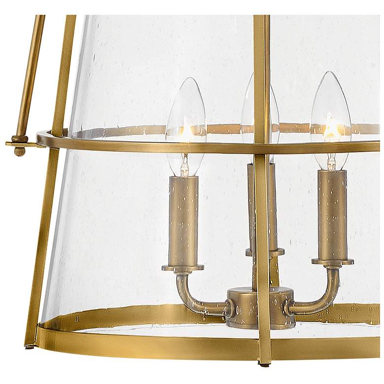 Image 5 Hinkley Tournon 15" Wide Heritage Brass 4-Light Pendant more views