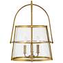 Hinkley Tournon 15" Wide Heritage Brass 4-Light Pendant