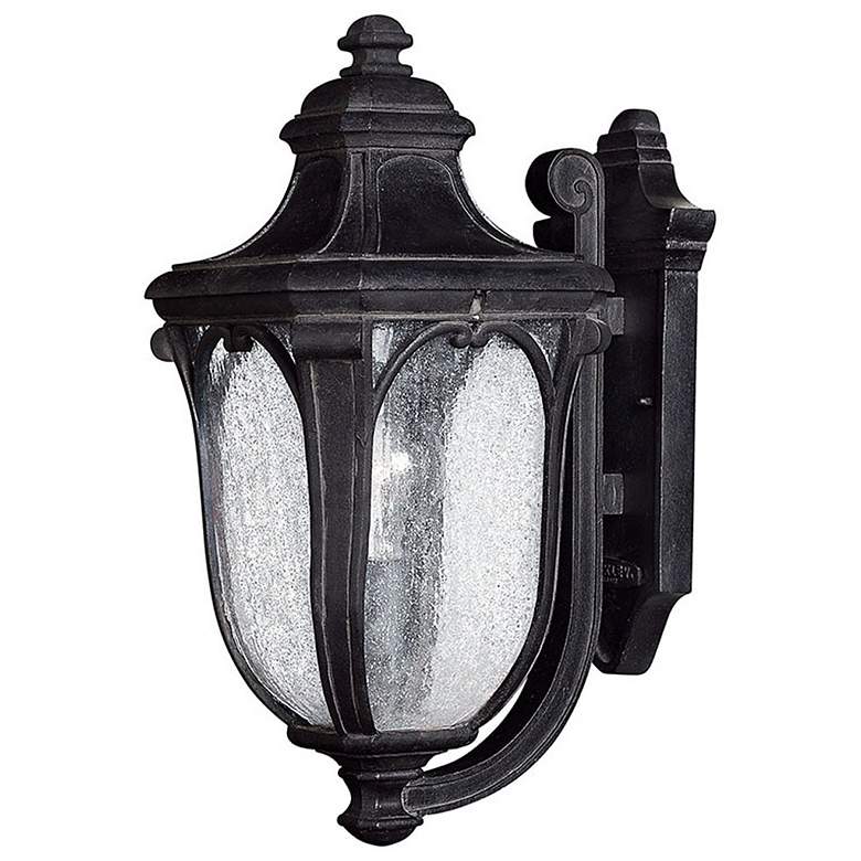 Image 1 Hinkley Trafalgar 17 1/2" High Museum Black Outdoor Lantern Wall Light
