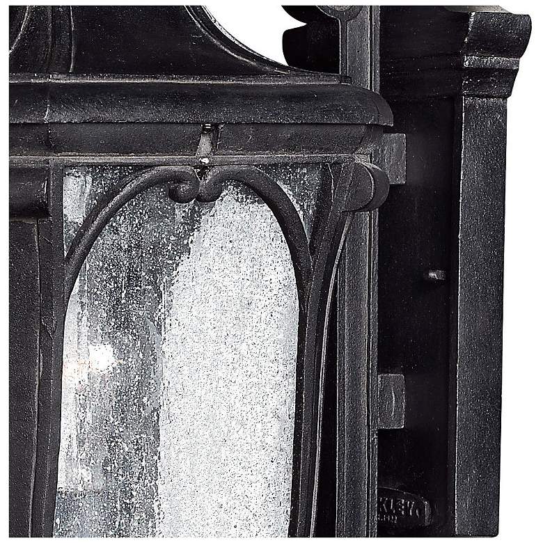 Image 3 Hinkley Trafalgar 17 1/2" High Museum Black Outdoor Lantern Wall Light more views
