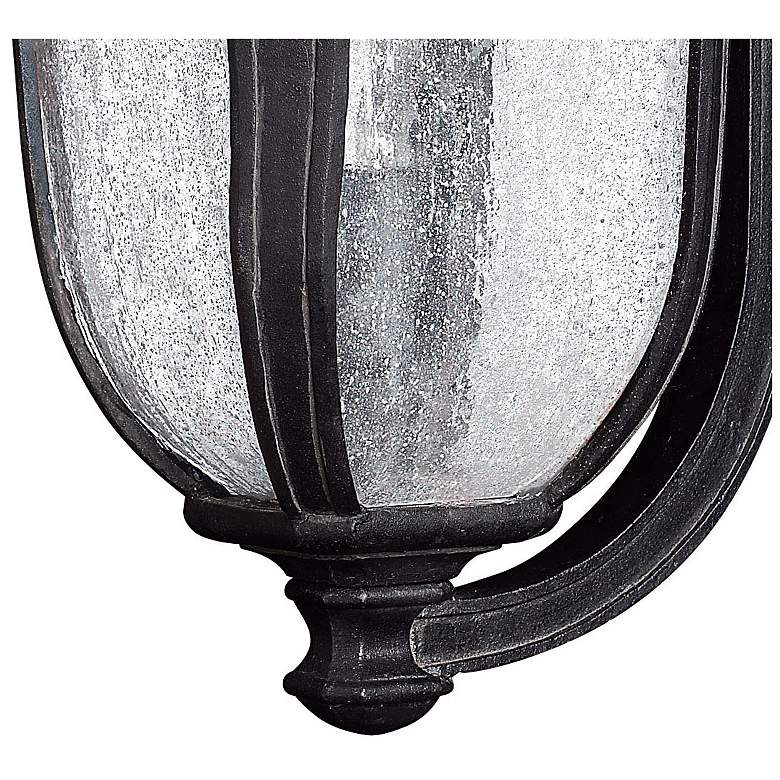 Image 5 Hinkley Trafalgar 17 1/2" High Museum Black Outdoor Lantern Wall Light more views