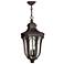 Hinkley Trafalgar 25"H Mocha 3-Light Outdoor Hanging Light
