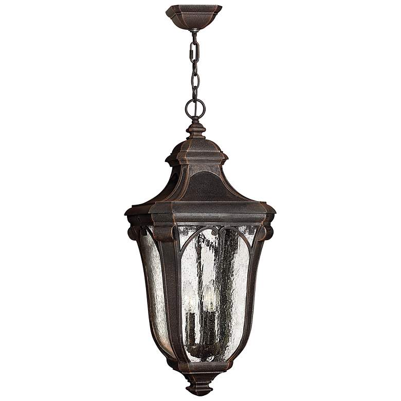 Image 2 Hinkley Trafalgar 25"H Mocha 3-Light Outdoor Hanging Light more views
