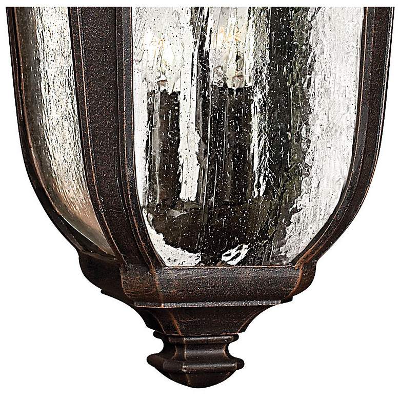 Image 3 Hinkley Trafalgar 25"H Mocha 3-Light Outdoor Hanging Light more views