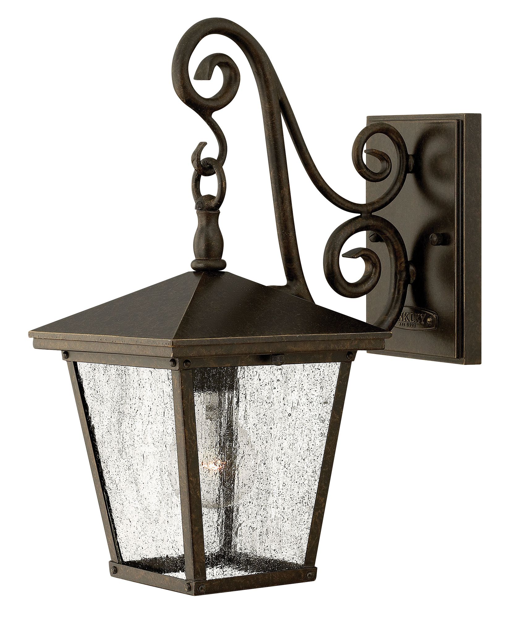 Image 4 Hinkley Trellis 15 1/4" High Bronze Outdoor Wall Lantern more views