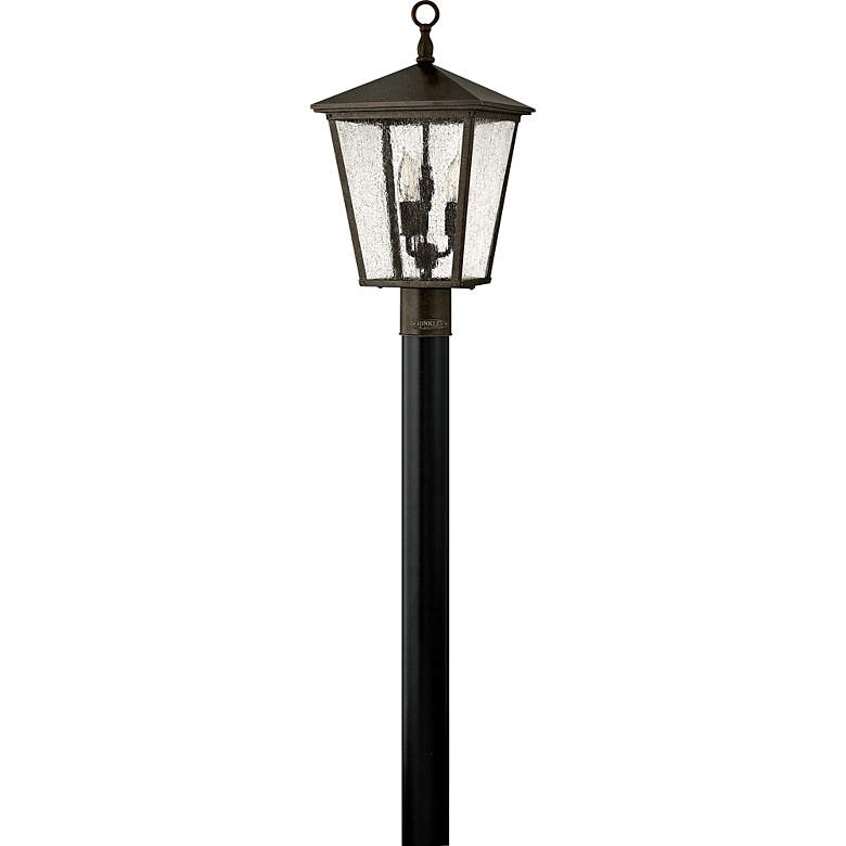 Image 1 Hinkley Trellis 21" High Traditional Bronze Outdoor Post Light