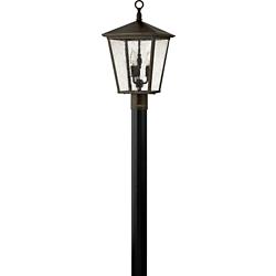 Hinkley Trellis 21" High Traditional Bronze Outdoor Post Light