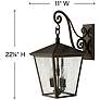 4_Hinkley Trellis 22 1/4"H Regency Bronze Outdoor Wall Light more views