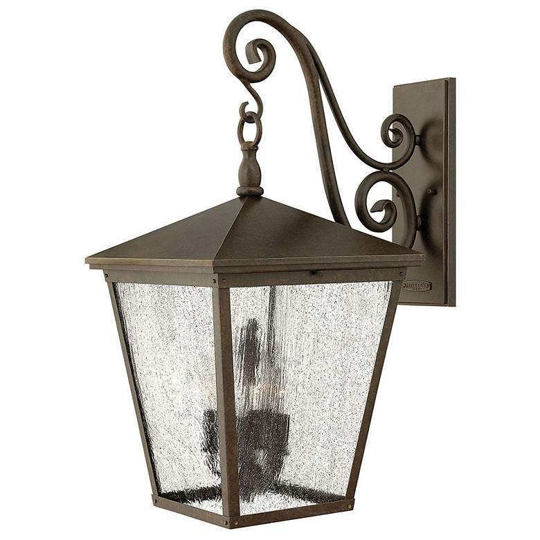 Image 1 Hinkley Trellis 26 1/4" High Bronze Outdoor Wall Lantern