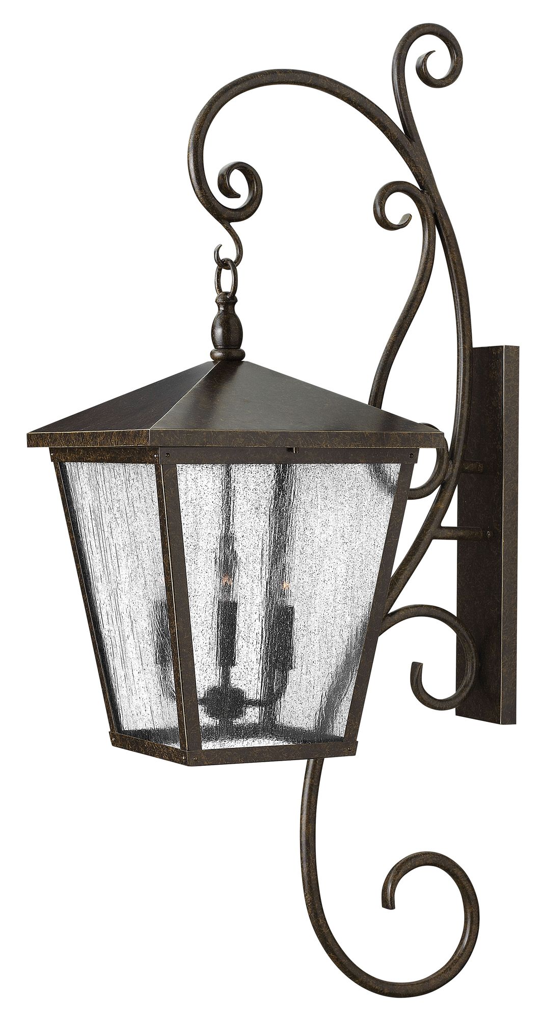 Image 2 Hinkley Trellis 52" High Bronze Outdoor Wall Lantern more views