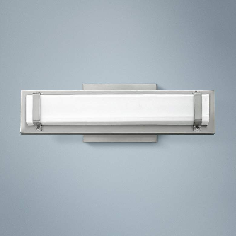 Image 1 Hinkley Tremont 16" Wide Brushed Nickel LED Bath Light