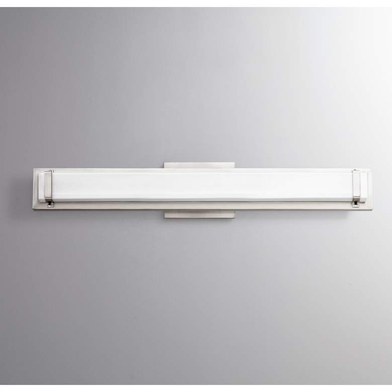 Image 1 Hinkley Tremont 29 1/2"W Polished Nickel 2-LED Bath Light