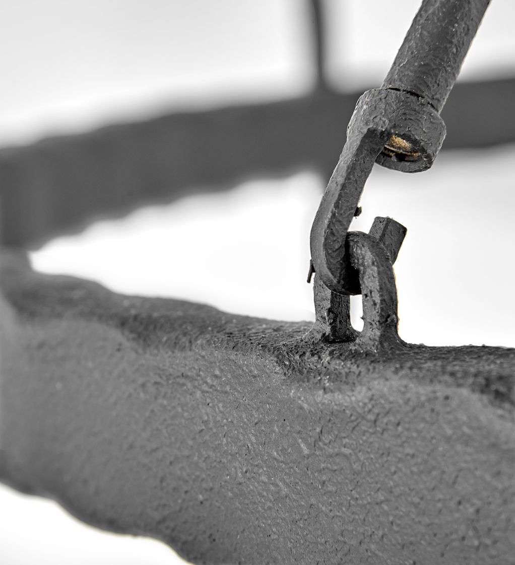 Image 5 Hinkley Tress 36 1/4"W Forged Iron 6-Light Ring Chandelier more views