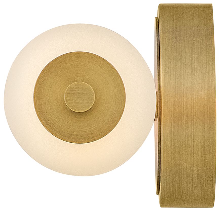 Image 4 Hinkley Trigo 24"W Lacquered Brass 2-Light LED Bath Light more views